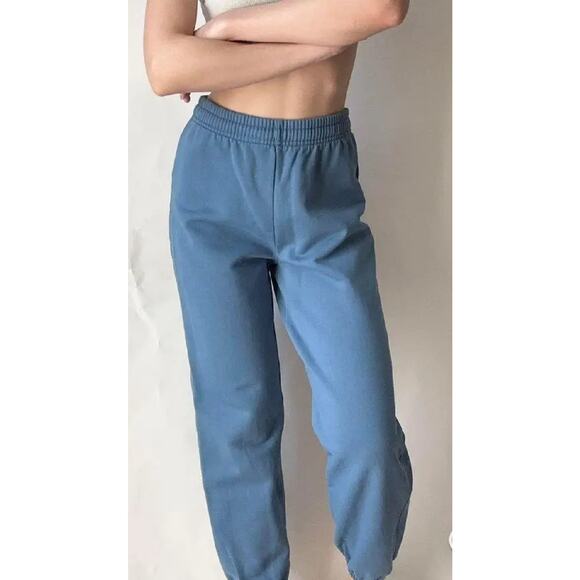 Reformation Jeans Classic‎ Jogger Sweatpants in Parisian Blue Size XS - Picture 3 of 11